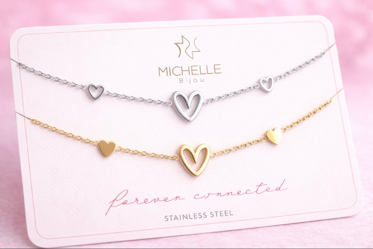 Forever connected – Herz-Armband von Michelle Bijou