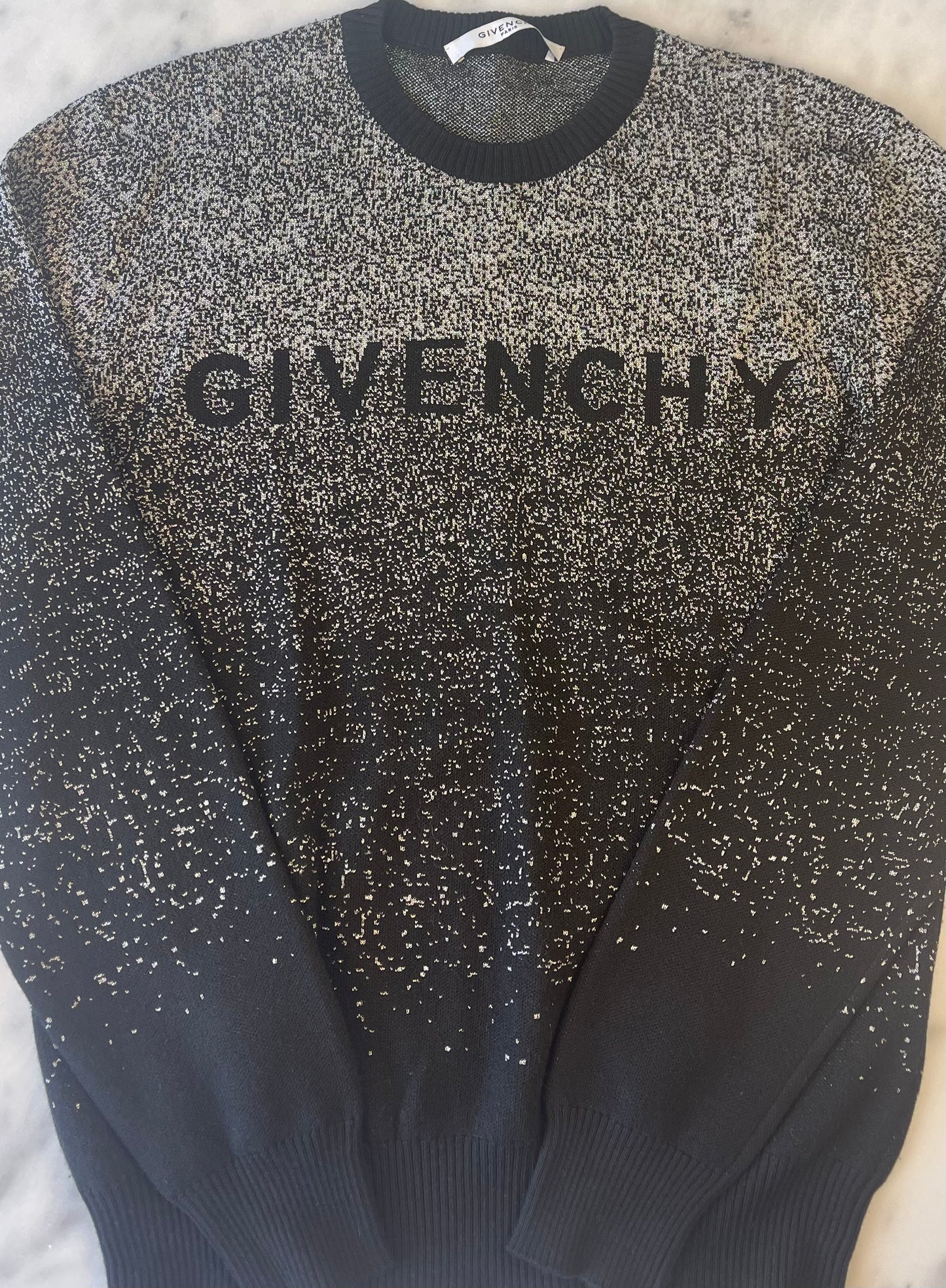 GIVENCHY Jumper Grey – Gradient Effect Knit
