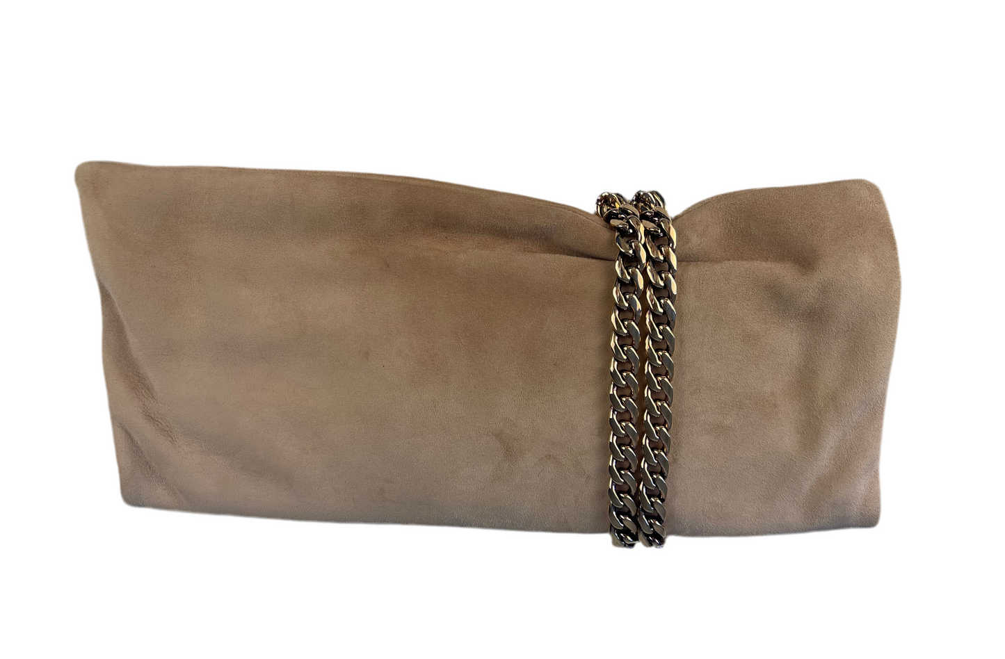 Jimmy Choo Chandra Clutch – Eleganz in Wildleder
