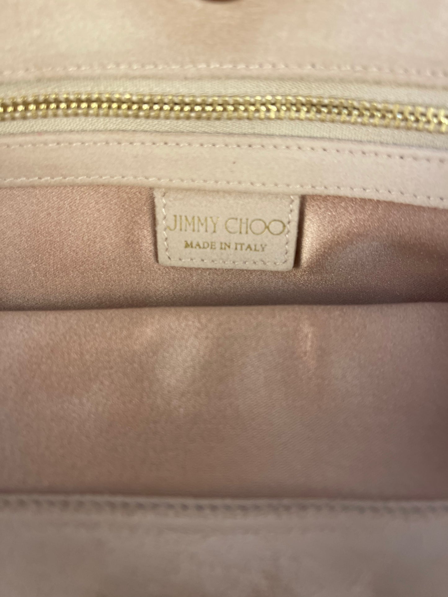 Jimmy Choo Chandra Clutch – Eleganz in Wildleder