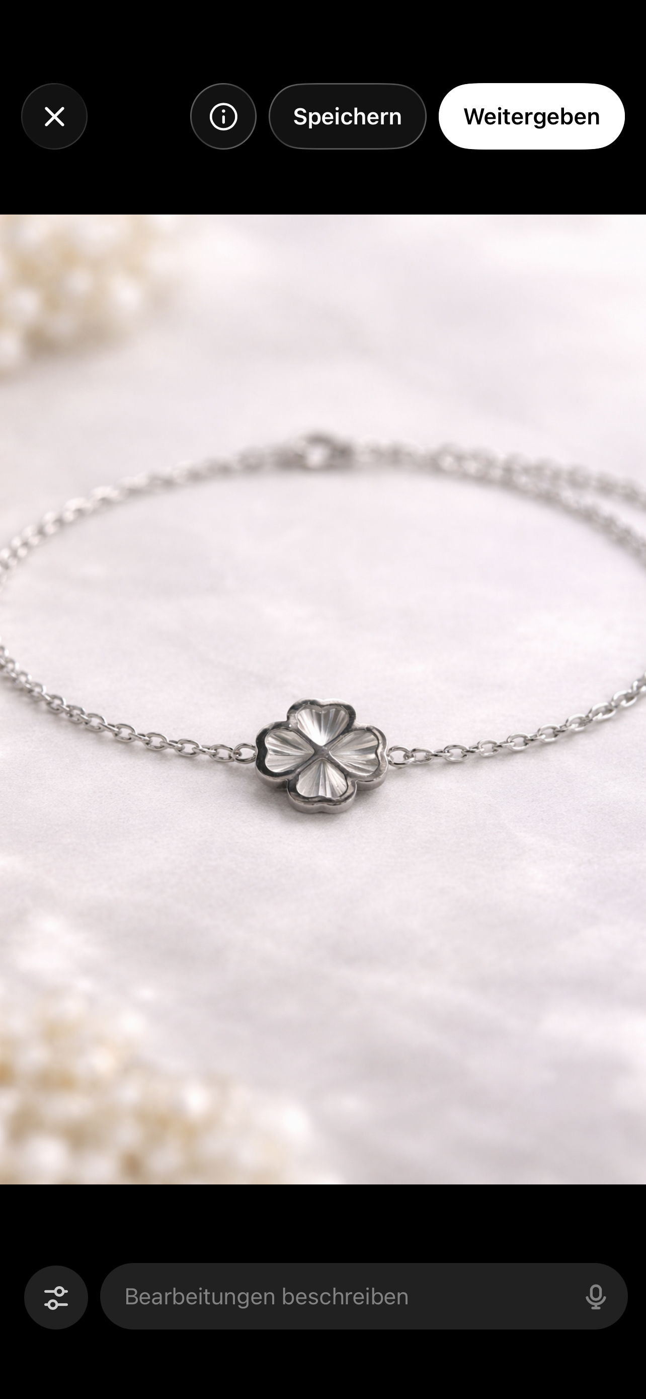 Filigranes Glück – Kleeblatt-Armband von Michelle Bijou