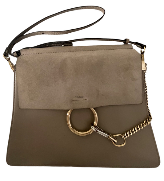 Chloé Faye Medium in Grau