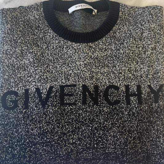 GIVENCHY Jumper Grey – Gradient Effect Knit